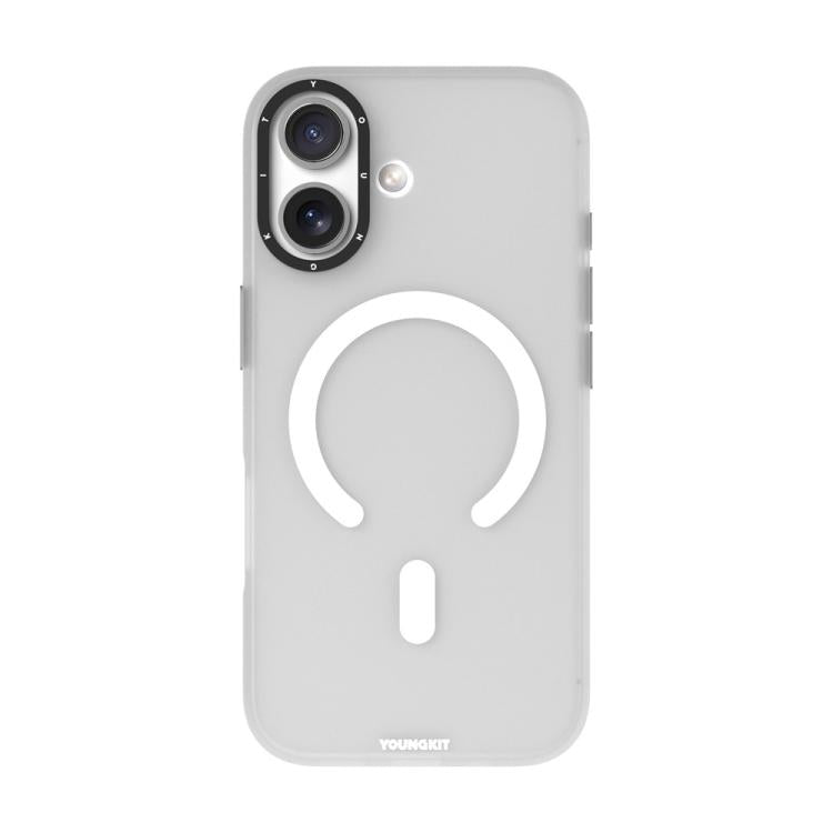 For iPhone 17 YOUNGKIT Matte PET TPU Magnetic Phone Case