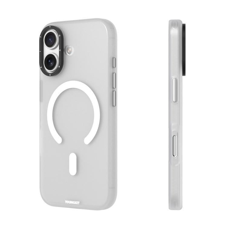 For iPhone 17 YOUNGKIT Matte PET TPU Magnetic Phone Case