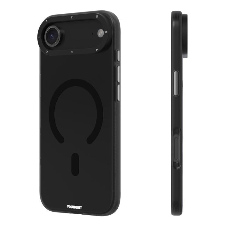 For iPhone Air YOUNGKIT Matte PET TPU Magnetic Phone Case