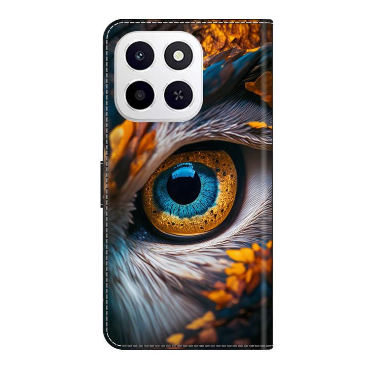 For Honor X6c 4G Crystal-Like Painted Vegan Leather Phone Case