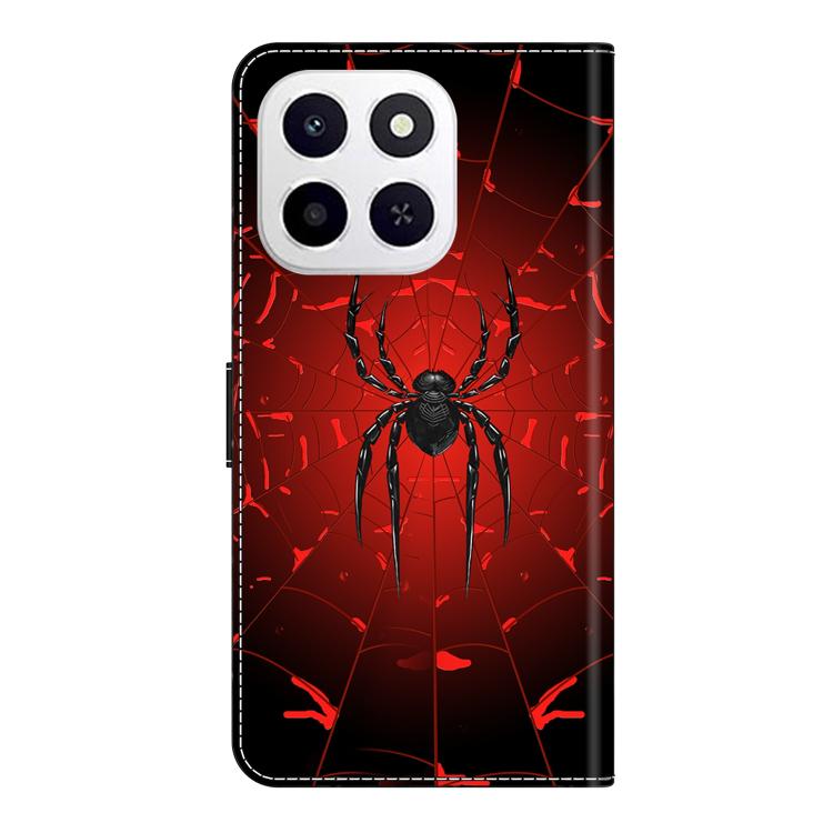 For Honor X6c 4G Crystal-Like Painted Vegan Leather Phone Case