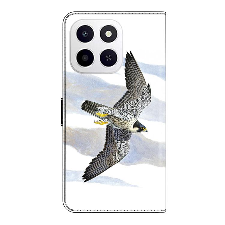 For Honor X6c 4G Crystal-Like Painted Vegan Leather Phone Case