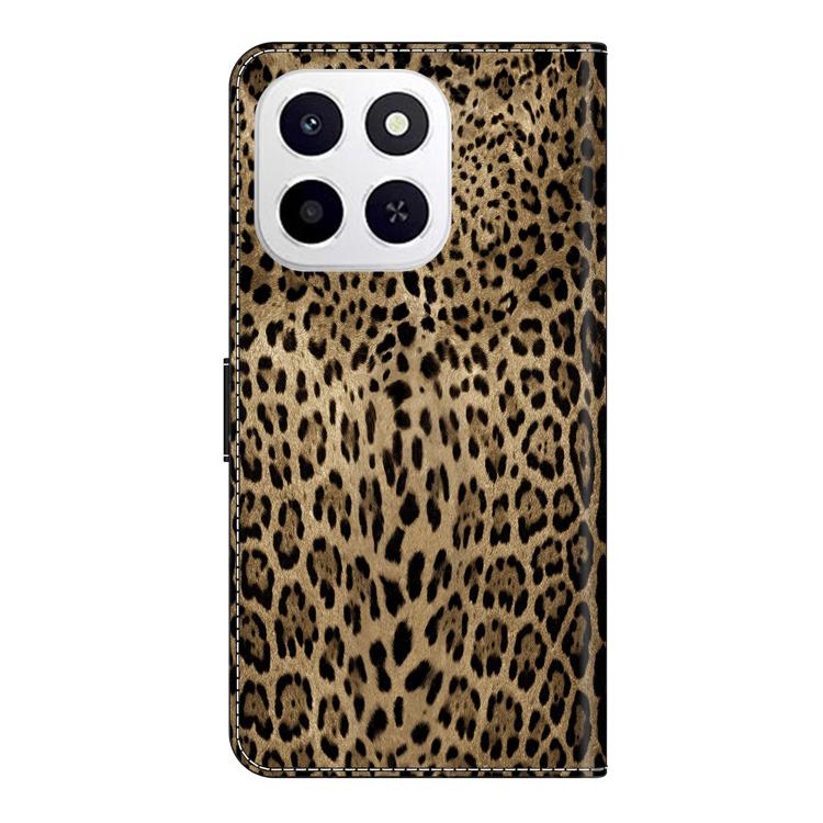 For Honor X6c 4G Crystal-Like Painted Vegan Leather Phone Case