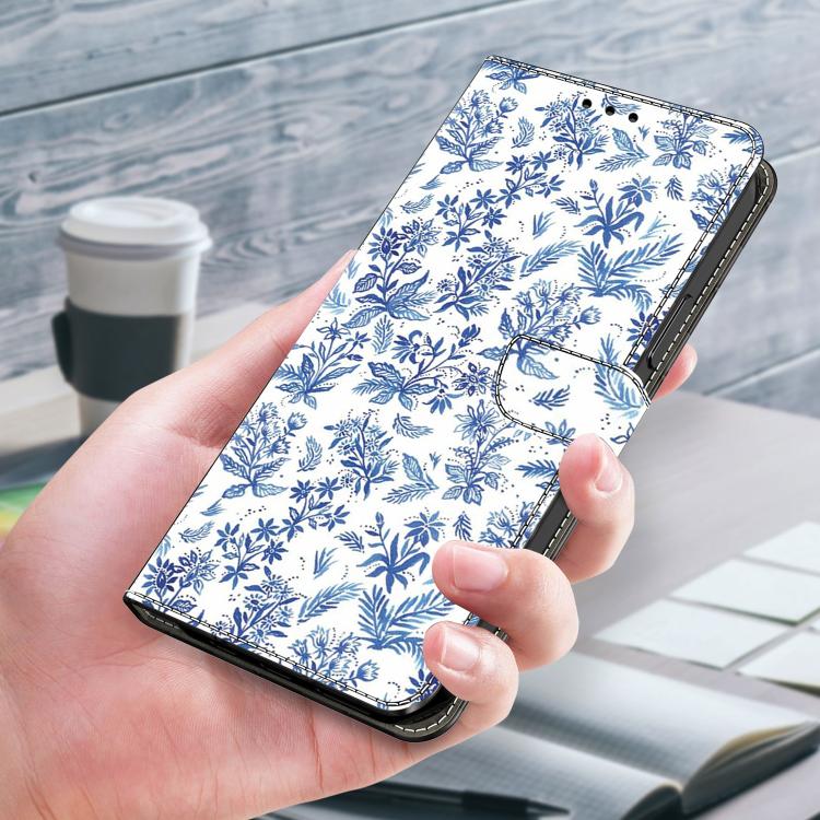 For Honor X6c 4G Crystal-Like Painted Vegan Leather Phone Case