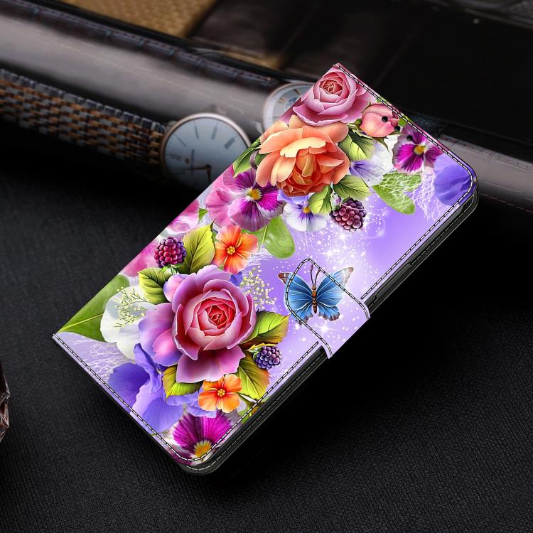 For Honor X6c 4G Crystal-Like Painted Vegan Leather Phone Case