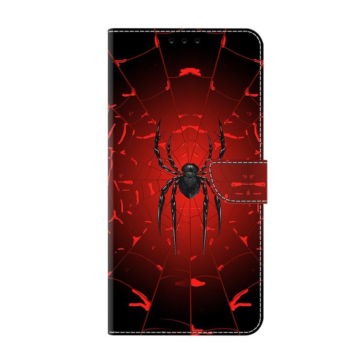 For iPhone 16 Plus Crystal-Like Painted Vegan Leather Phone Case