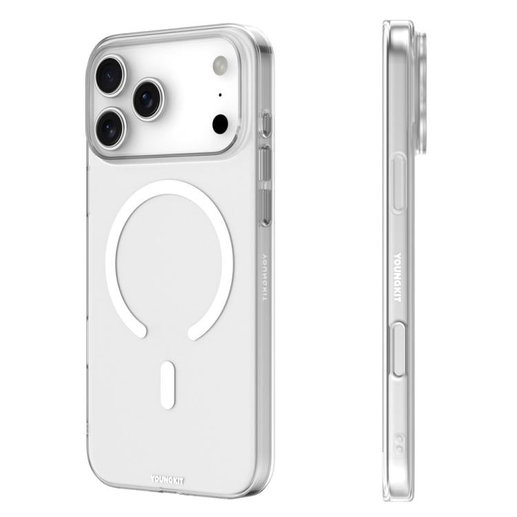 For iPhone 17 Pro Max YOUNGKIT Crystal Shield PC Magnetic Phone Case