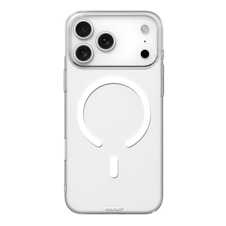 For iPhone 17 Pro YOUNGKIT Crystal Shield PC Magnetic Phone Case