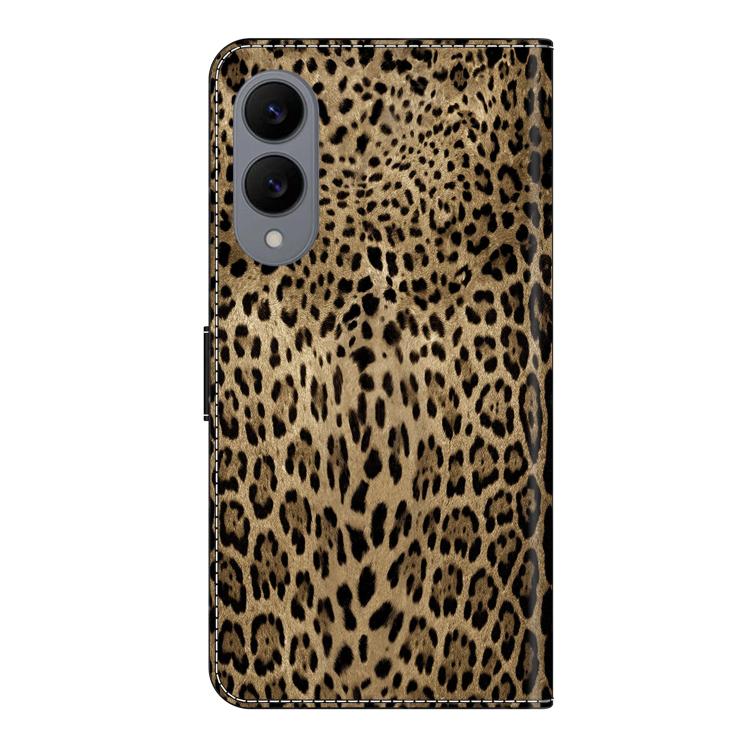 For Samsung Galaxy S25 Edge 5G Crystal-Like Painted Vegan Leather Phone Case