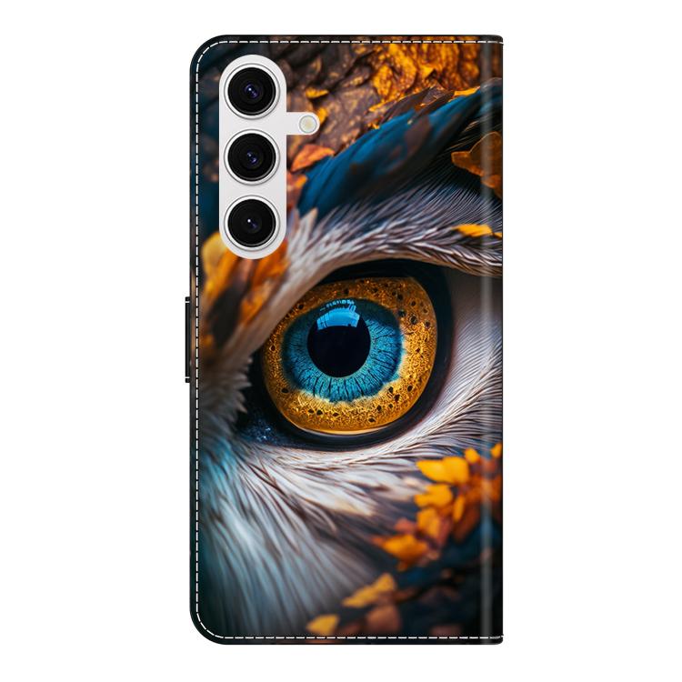 For Samsung Galaxy S22+ 5G Crystal-Like Painted Vegan Leather Phone Case