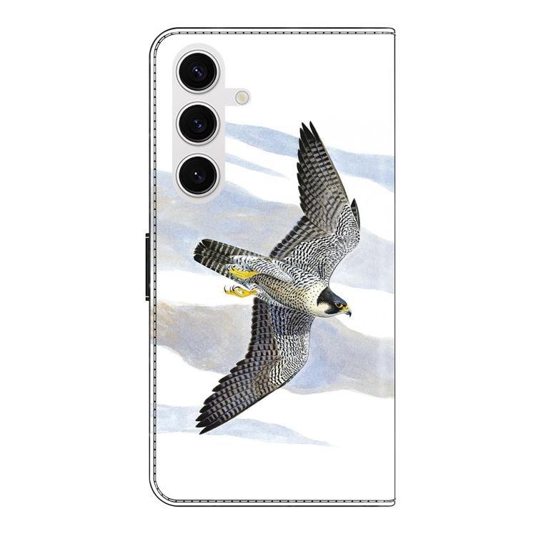 For Samsung Galaxy S22+ 5G Crystal-Like Painted Vegan Leather Phone Case