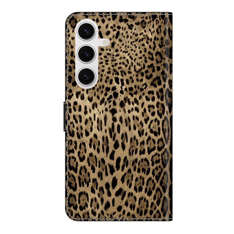 For Samsung Galaxy S22+ 5G Crystal-Like Painted Vegan Leather Phone Case