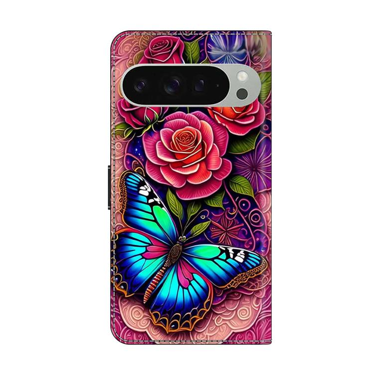 For Google Pixel 10 / 10 Pro / 9 / 9 Pro Crystal-Like Painted Vegan Leather Phone Case
