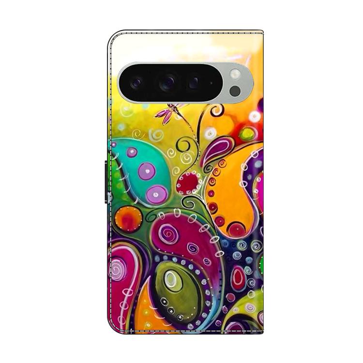 For Google Pixel 10 / 10 Pro / 9 / 9 Pro Crystal-Like Painted Vegan Leather Phone Case