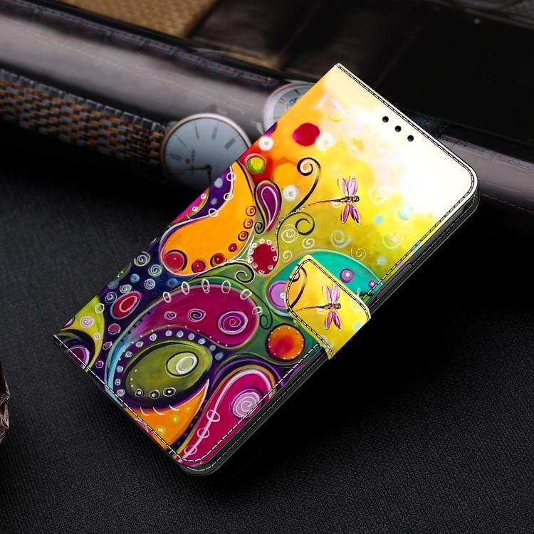 For Google Pixel 10 / 10 Pro / 9 / 9 Pro Crystal-Like Painted Vegan Leather Phone Case