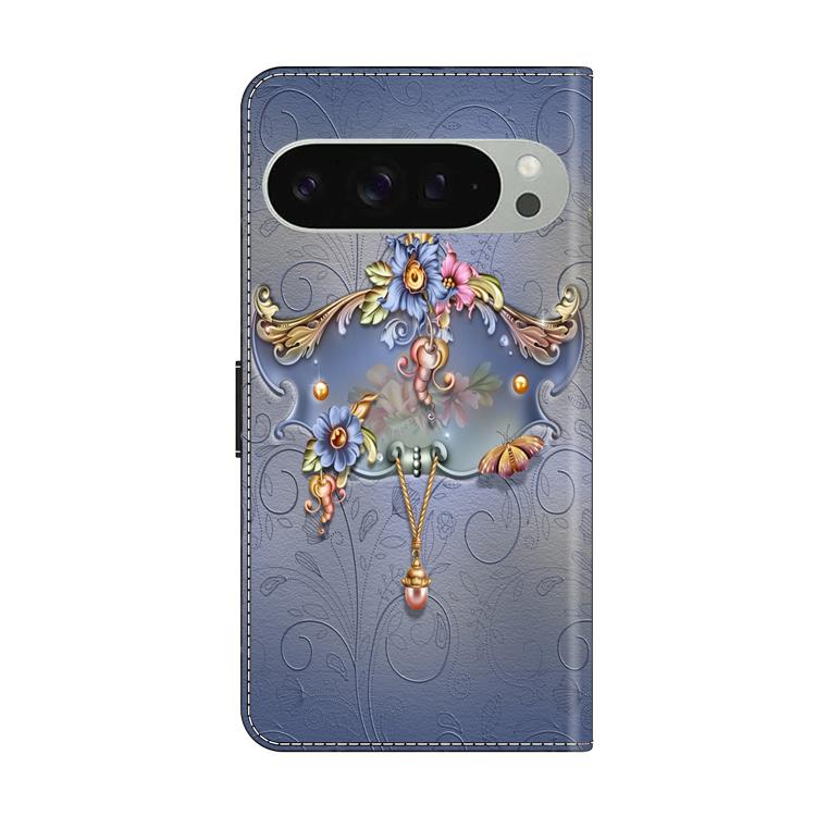 For Google Pixel 10 / 10 Pro / 9 / 9 Pro Crystal-Like Painted Vegan Leather Phone Case