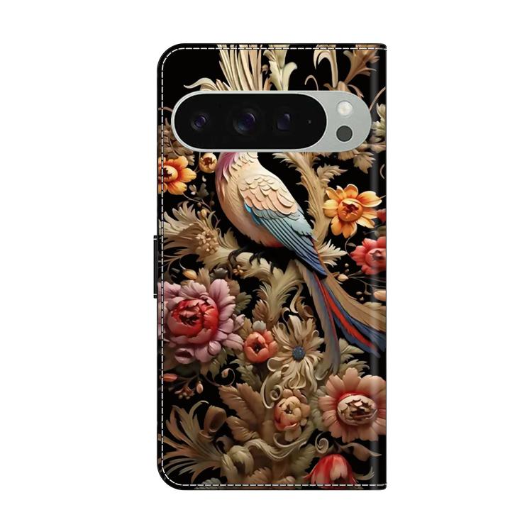 For Google Pixel 10 / 10 Pro / 9 / 9 Pro Crystal-Like Painted Vegan Leather Phone Case