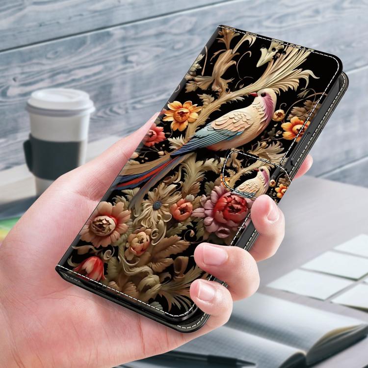 For Google Pixel 10 / 10 Pro / 9 / 9 Pro Crystal-Like Painted Vegan Leather Phone Case