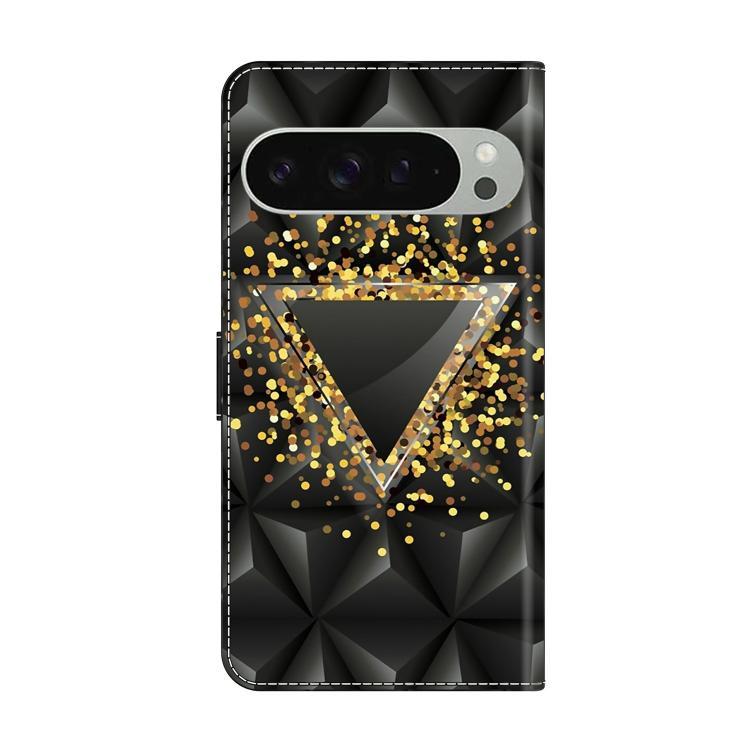 For Google Pixel 10 / 10 Pro / 9 / 9 Pro Crystal-Like Painted Vegan Leather Phone Case