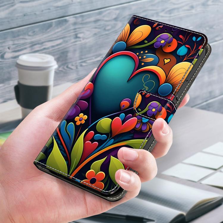 For Google Pixel 10 / 10 Pro / 9 / 9 Pro Crystal-Like Painted Vegan Leather Phone Case