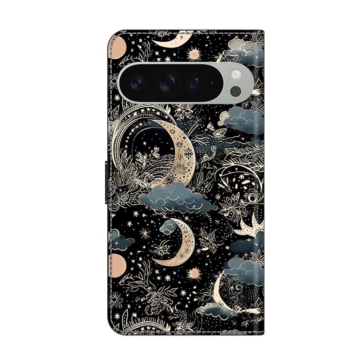 For Google Pixel 10 / 10 Pro / 9 / 9 Pro Crystal-Like Painted Vegan Leather Phone Case