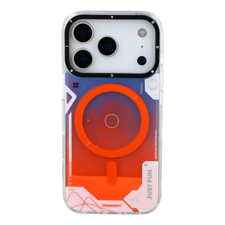 For iPhone 17 Pro YOUNGKIT Galaxy-Rainbow Series Magnetic Phone Case