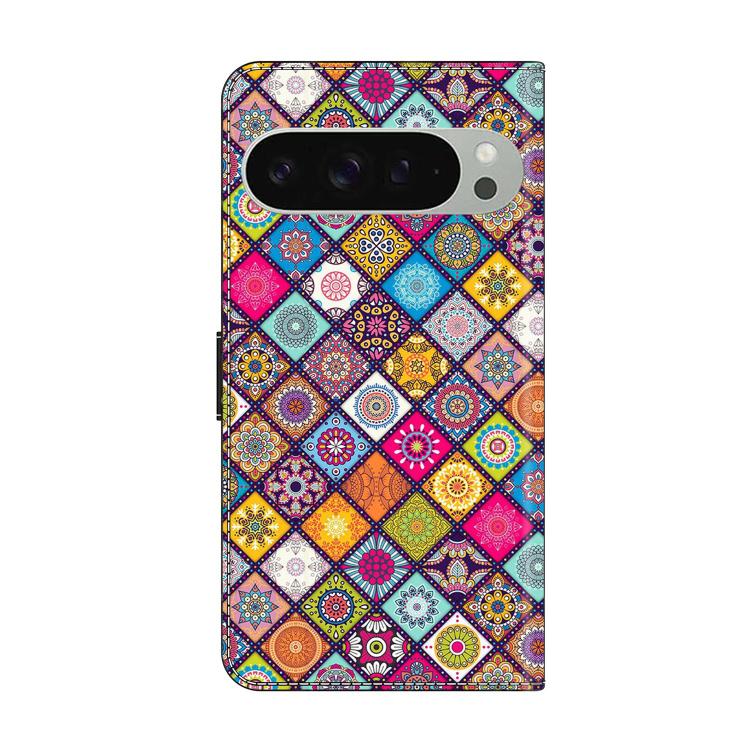 For Google Pixel 10 / 10 Pro / 9 / 9 Pro Crystal-Like Painted Vegan Leather Phone Case