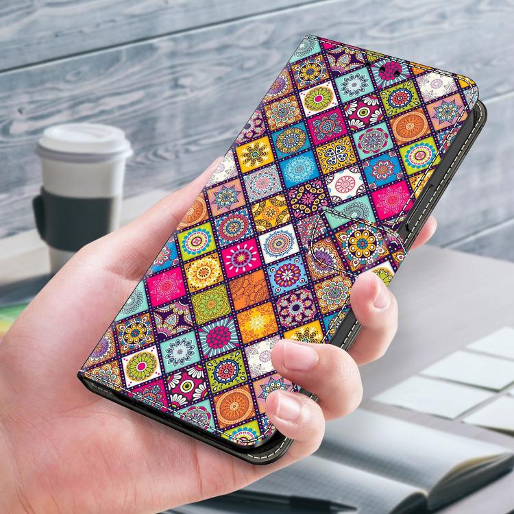 For Google Pixel 10 / 10 Pro / 9 / 9 Pro Crystal-Like Painted Vegan Leather Phone Case