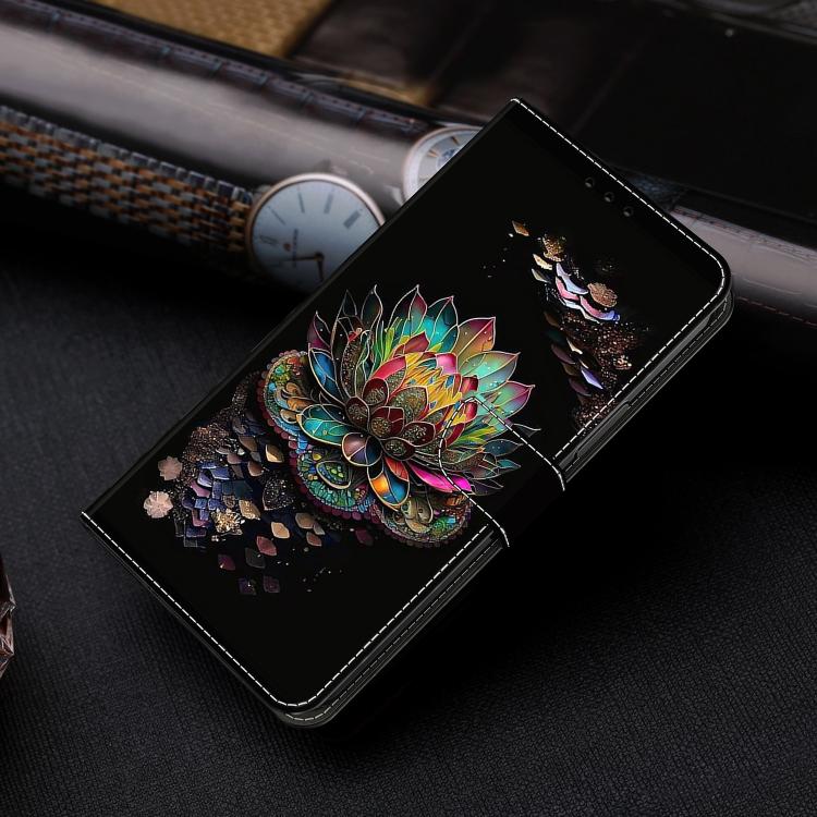 For Google Pixel 10 / 10 Pro / 9 / 9 Pro Crystal-Like Painted Vegan Leather Phone Case