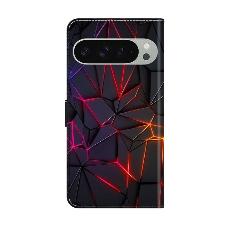 For Google Pixel 10 / 10 Pro / 9 / 9 Pro Crystal-Like Painted Vegan Leather Phone Case