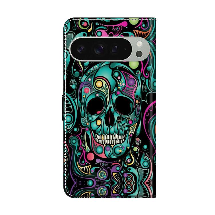 For Google Pixel 10 / 10 Pro / 9 / 9 Pro Crystal-Like Painted Vegan Leather Phone Case