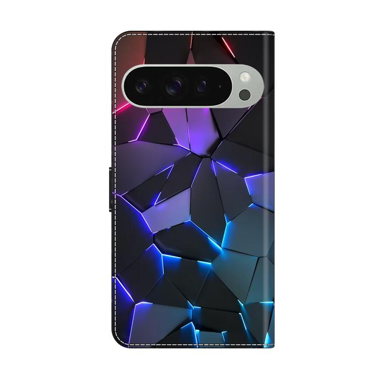 For Google Pixel 10 / 10 Pro / 9 / 9 Pro Crystal-Like Painted Vegan Leather Phone Case