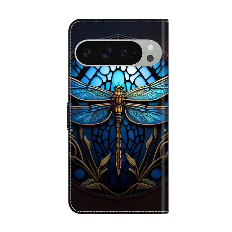 For Google Pixel 10 / 10 Pro / 9 / 9 Pro Crystal-Like Painted Vegan Leather Phone Case