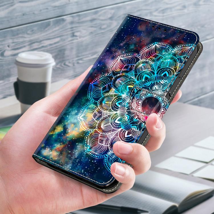 For Google Pixel 10 / 10 Pro / 9 / 9 Pro Crystal-Like Painted Vegan Leather Phone Case