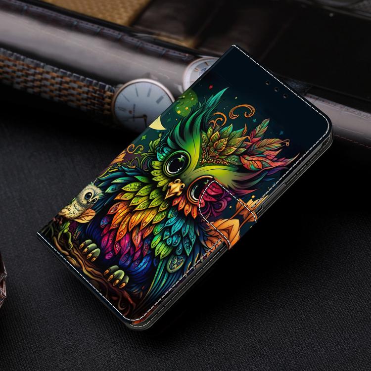 For Google Pixel 10 / 10 Pro / 9 / 9 Pro Crystal-Like Painted Vegan Leather Phone Case