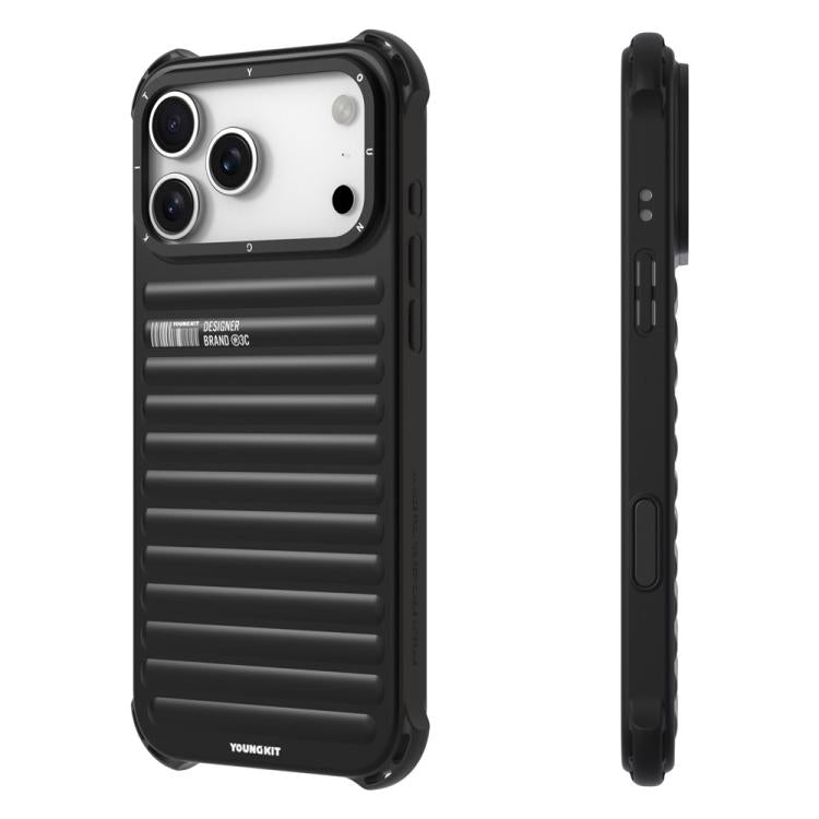 For iPhone 17 Pro Max YOUNGKIT True Color Suitcase Texture IMD TPU Magnetic Phone Case