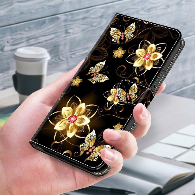 For Sony Xperia 1 VI Crystal-Like Painted Vegan Leather Phone Case