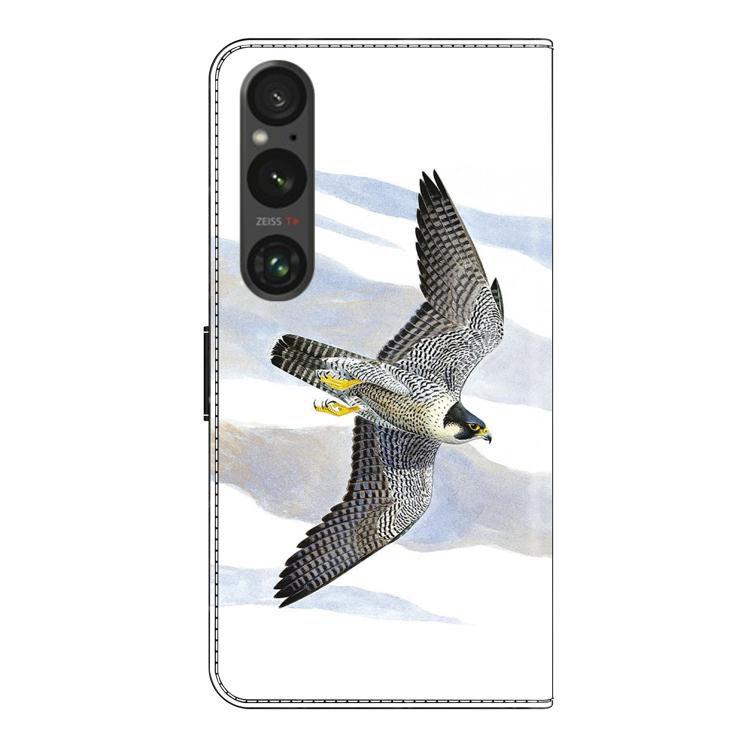 For Sony Xperia 1 VI Crystal-Like Painted Vegan Leather Phone Case