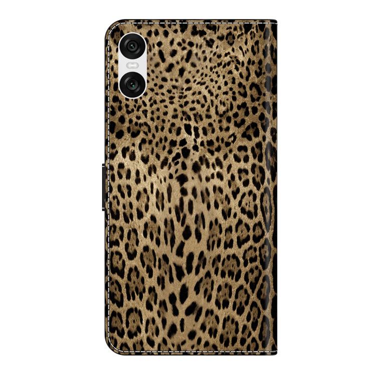 For Sony Xperia 10 VI Crystal-Like Painted Vegan Leather Phone Case
