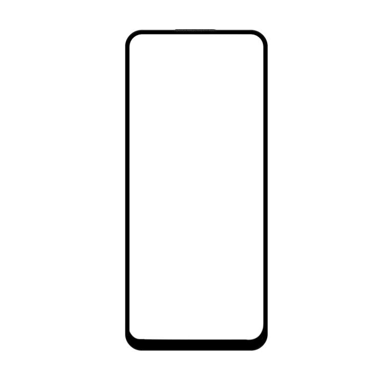 For Infinix Hot 20 Do As You Wish Silk Screen Printed HD Tempered Glass Film - Black