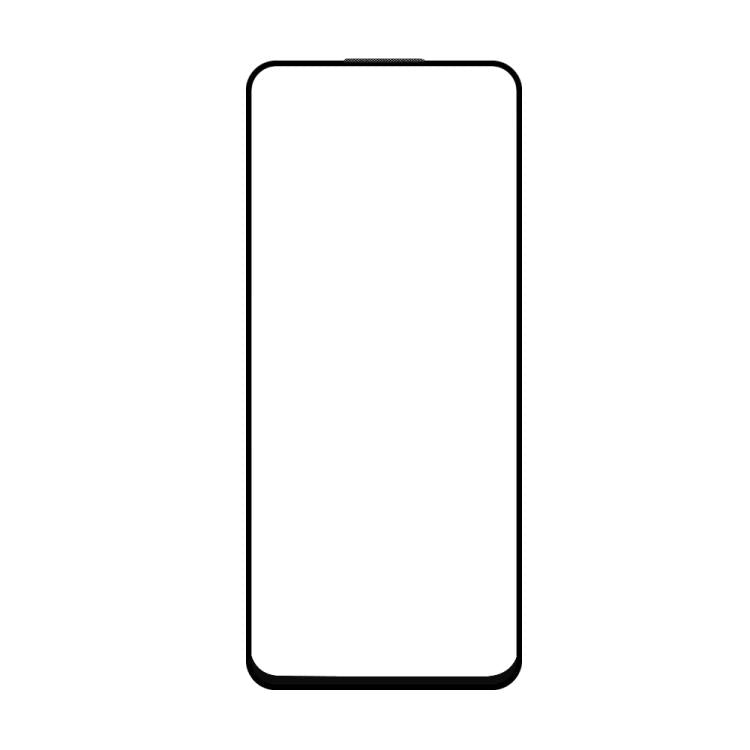 For Infinix Hot 10 Do As You Wish Silk Screen Printed HD Tempered Glass Film - Black