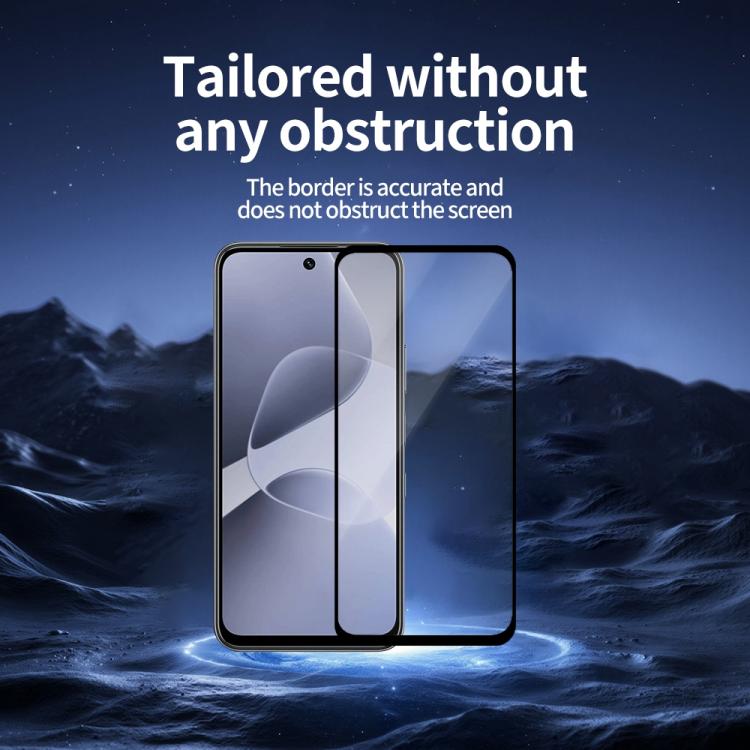 For Infinix Hot 60 5G Do As You Wish Silk Screen Printed HD Tempered Glass Film - Black
