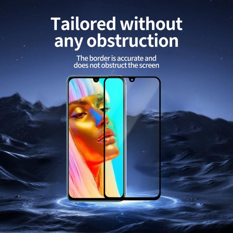 For Infinix Note 12i Do As You Wish Silk Screen Printed HD Tempered Glass Film - Black