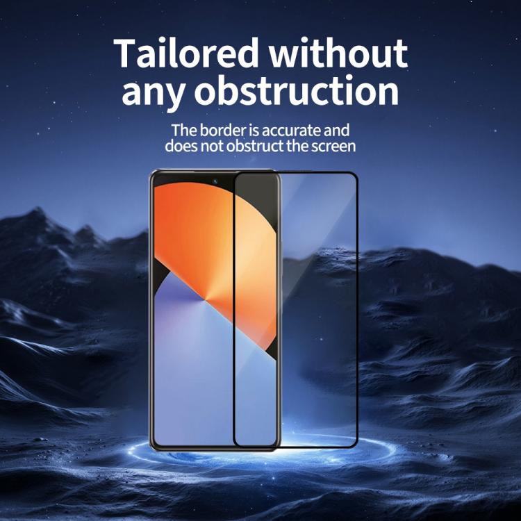 For Infinix Note 30 Pro Do As You Wish Silk Screen Printed HD Tempered Glass Film - Black