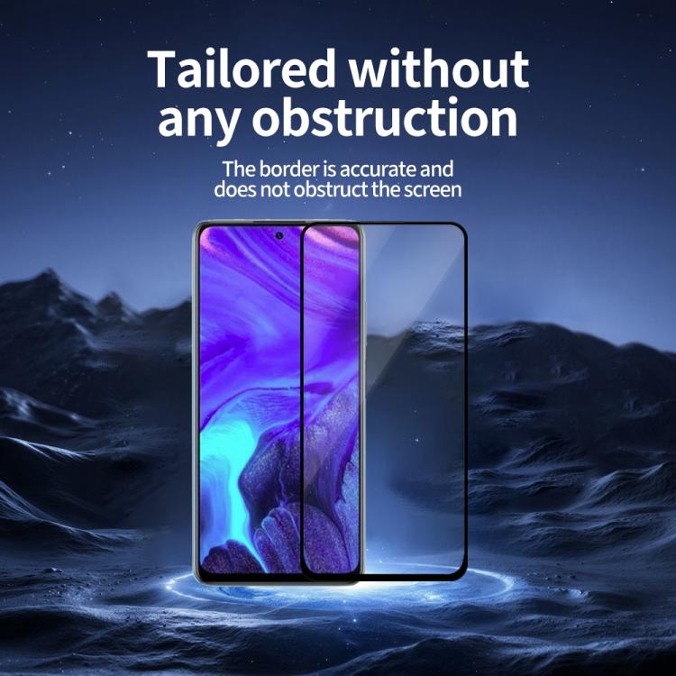 For Infinix Note 10 Pro Do As You Wish Silk Screen Printed HD Tempered Glass Film - Black