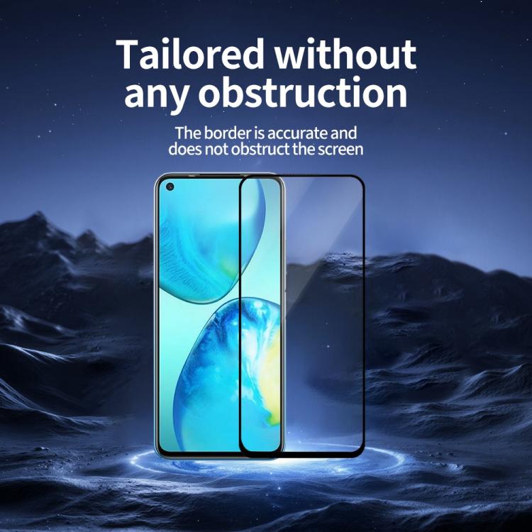 For Infinix Note 8i Do As You Wish Silk Screen Printed HD Tempered Glass Film - Black