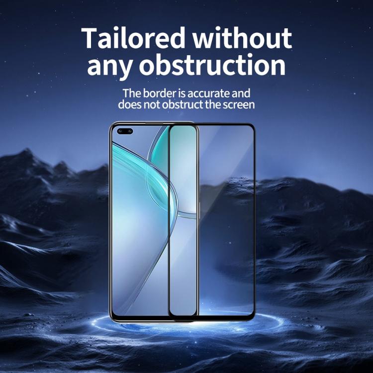 For Infinix Zero 8 Do As You Wish Silk Screen Printed HD Tempered Glass Film - Black