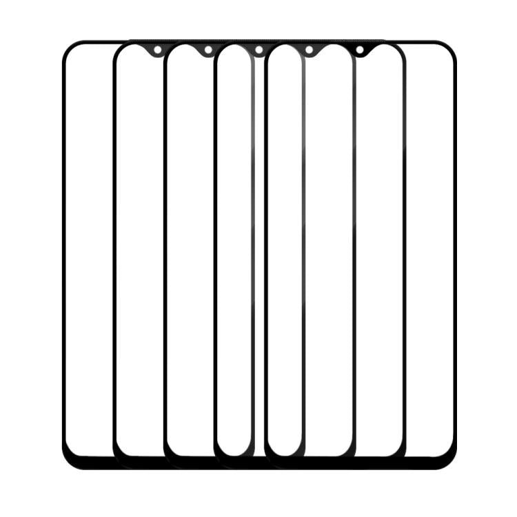 For Infinix Hot 20i 5pcs / Pack Do As You Wish Silk Screen Printed HD Tempered Glass Film - Black