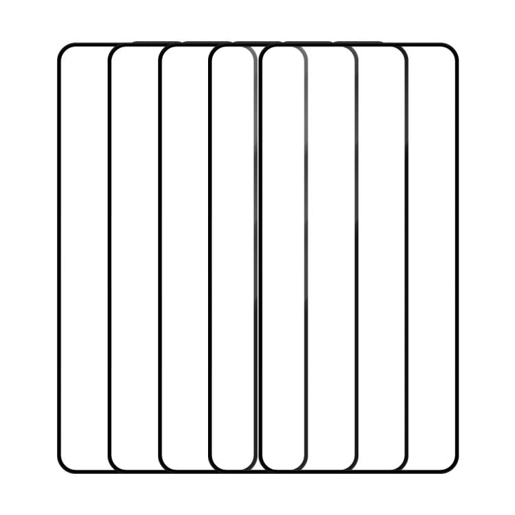 For Infinix GT 10 Pro 5pcs / Pack Do As You Wish Silk Screen Printed HD Tempered Glass Film - Black