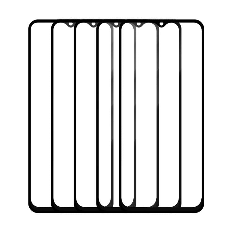 For Infinix Hot 9 Play 5pcs / Pack Do As You Wish Silk Screen Printed HD Tempered Glass Film - Black